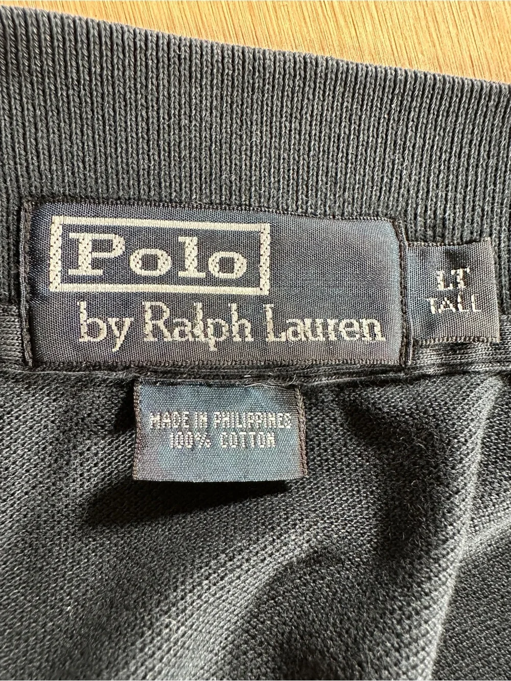 Ralph Lauren Black Long-Sleeve Polo Shirt